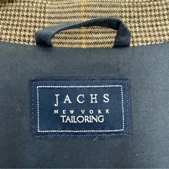 Jachs New York Tailoring Mens Tan Blazer Jacket size Large - Picture 2 of 12